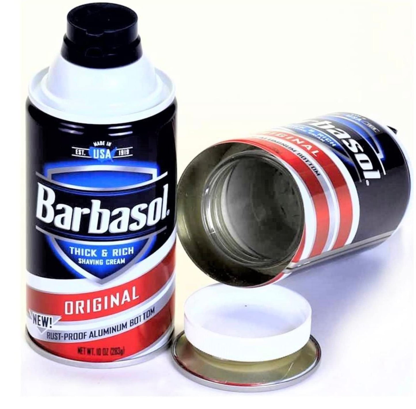 Barbasol Shaving Cream Stash Can