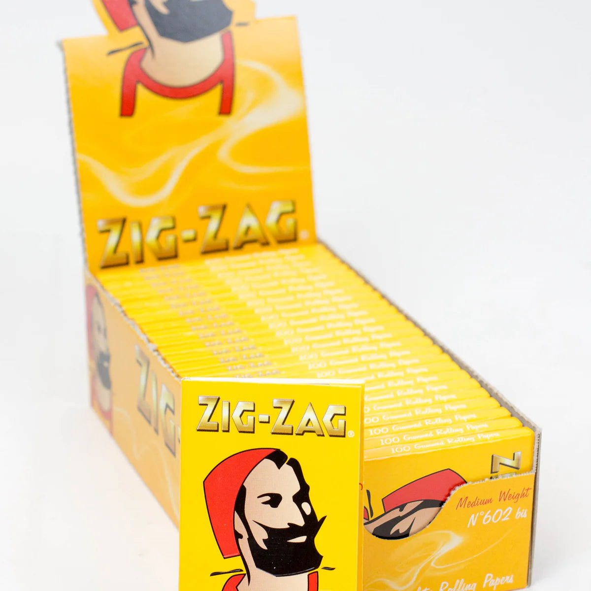 Zig-Zag Medium Weight Rolling Papers - Yellow Single Wide