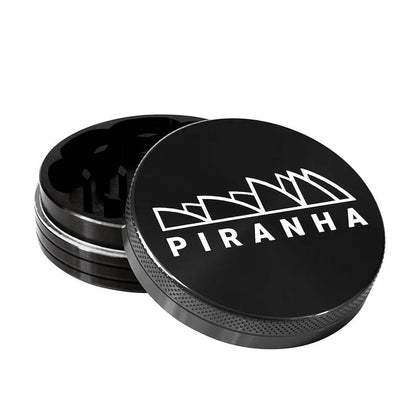 Piranha 2-Piece Grinder - Black