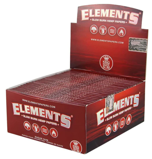 Elements Slow Burn Hemp Papers - King Size