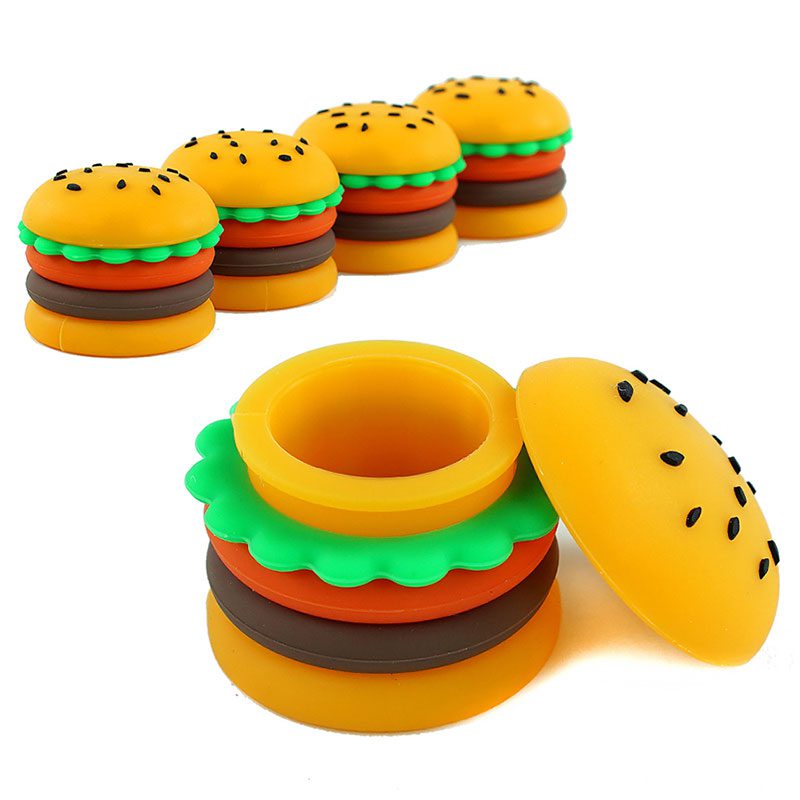 Hamburger Silicone Container