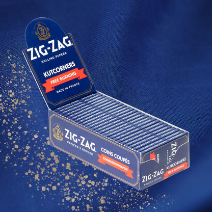 Zig-Zag Free Burning Rolling Papers - Single Wide Kutcorners