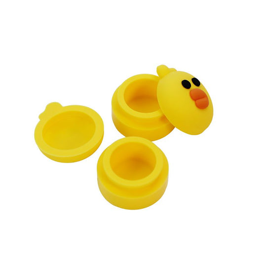 Yellow Bird Silicone Container