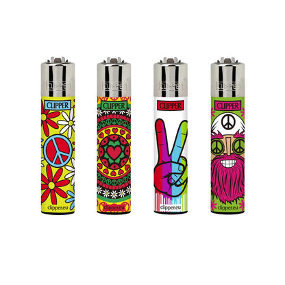 Clipper Lighters - Hippie Design