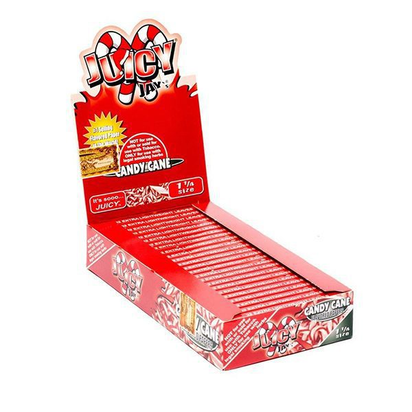 Juicy Jay's Flavored Papers 1 1/4 Size - Candy Cane