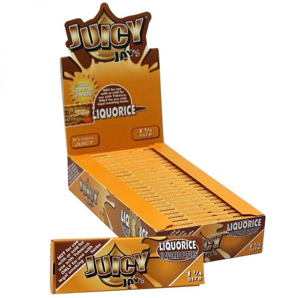 Juicy Jay's Flavored Papers 1 1/4 Size - Liquorice