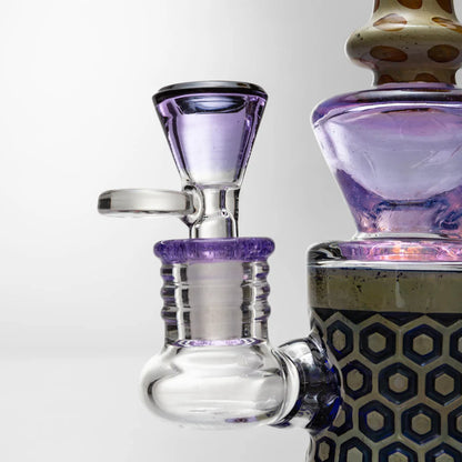 Cheech Purple Pattern Bubbler