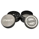Cheech 50mm 4pc Non Sticky Grinder - Black