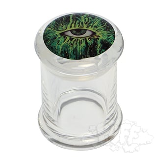 3" Glass Jar  - All Seeing Eye