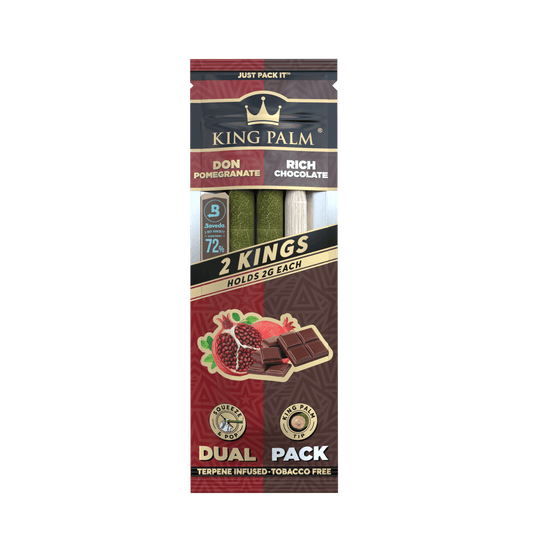 King Palm Dual Pack - Pomegranate & Chocolate