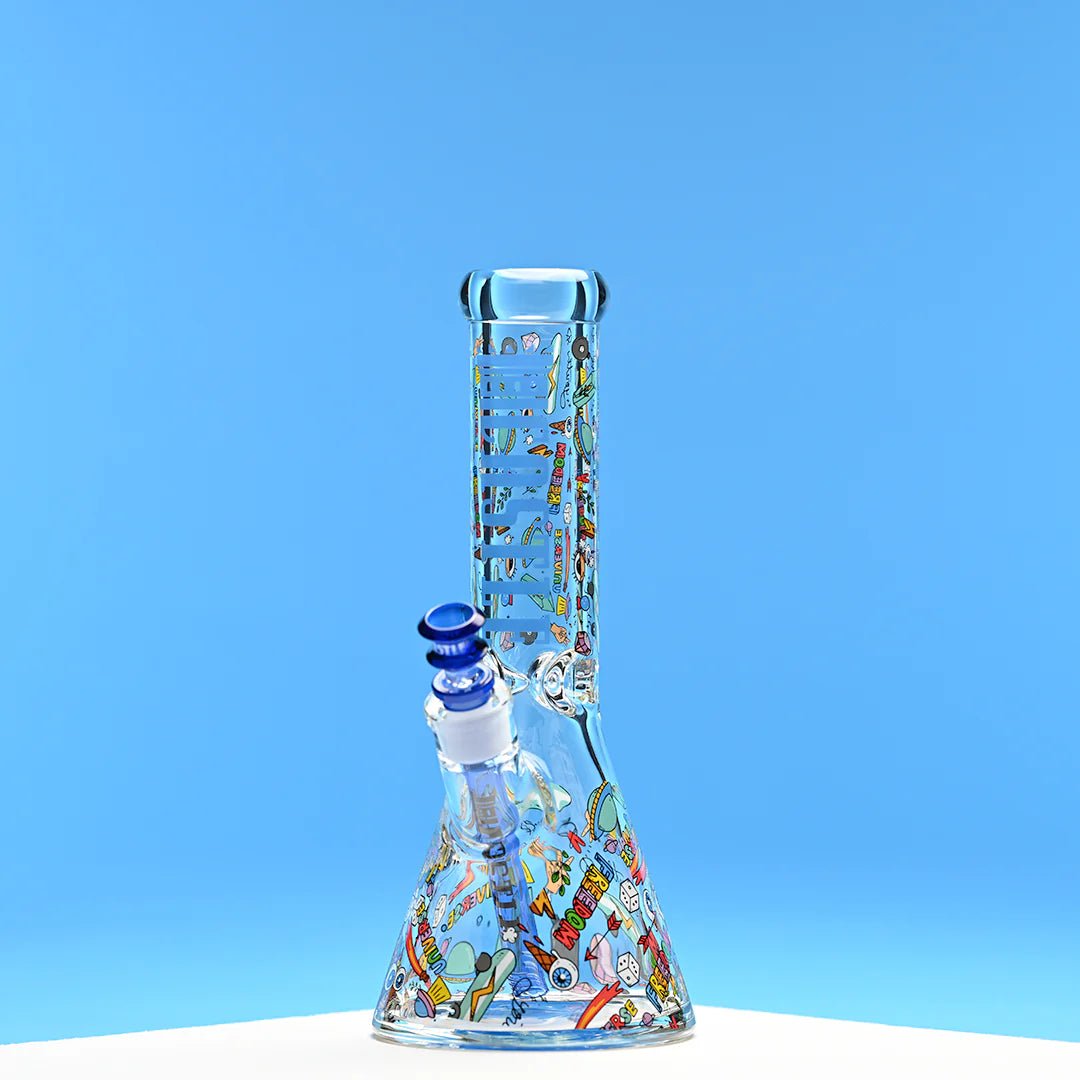 Castle Glassworks "Flash Art" Beaker