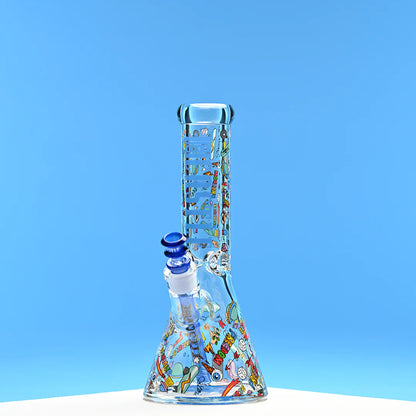 Castle Glassworks "Flash Art" Beaker