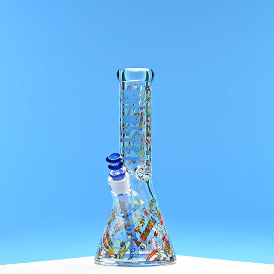 Castle Glassworks "Flash Art" Beaker