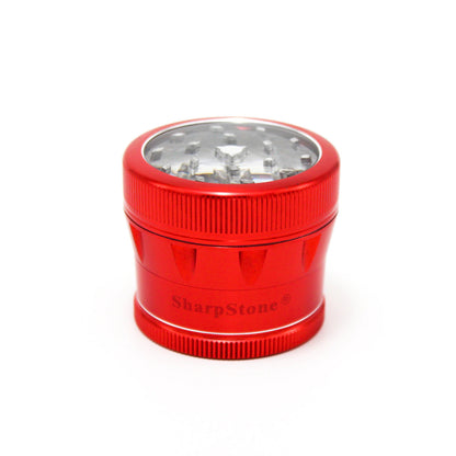 SharpStone Clear Top Grinder - Red