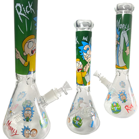 Rick and Morty 14" Beaker - Green