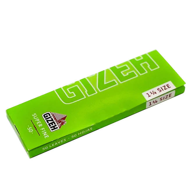 Gizeh Hemp Rolling Papers - Super Fine 1 1/4 Size