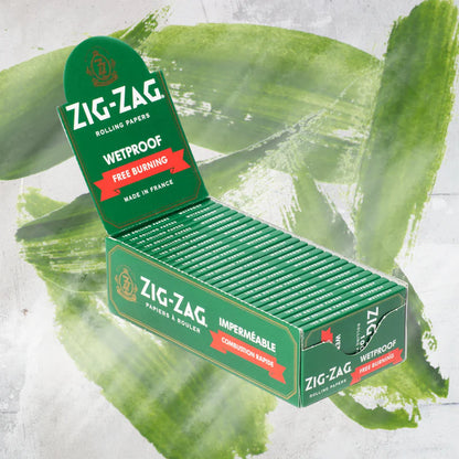 Zig-Zag Free Burning Rolling Papers - Single Wide Wetproof