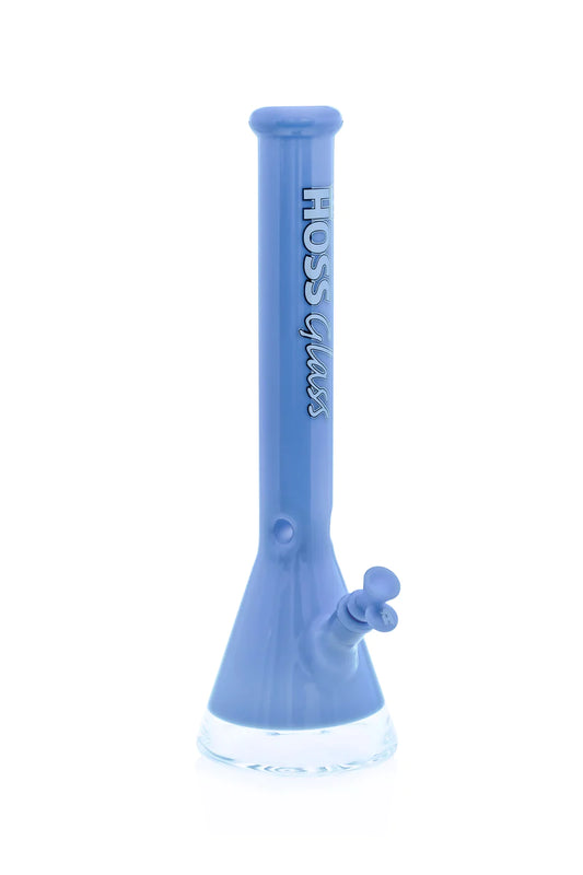 Hoss Glass Colored Beaker w/ Window Base - Blue