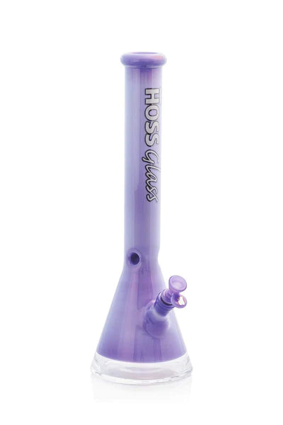 Hoss Glass Colored Beaker w/ Window Base - Purple