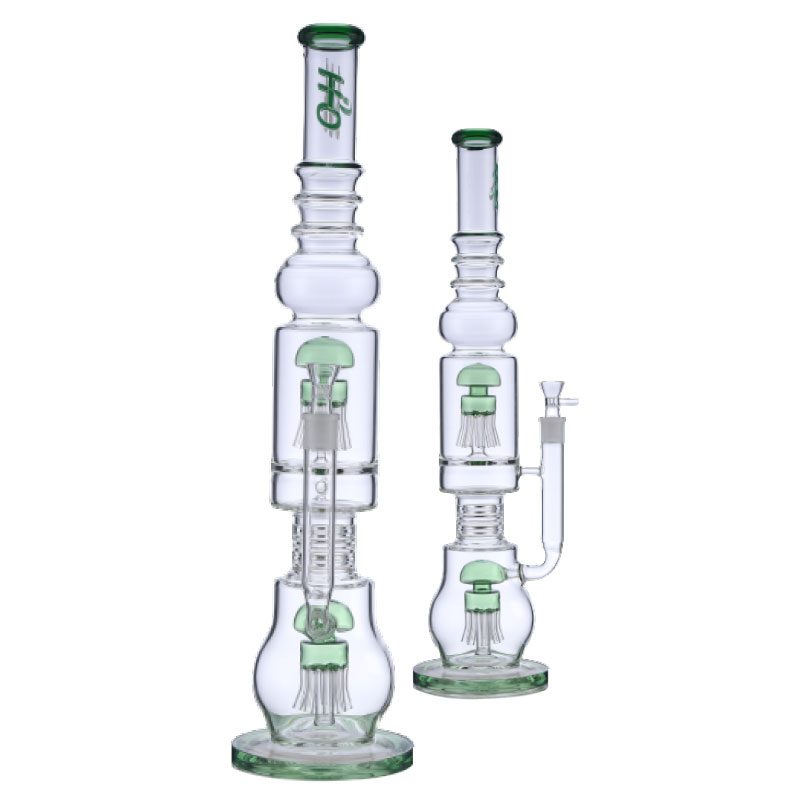 H2O Double Jellyfish Bubble Base - Green