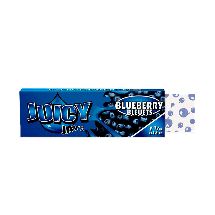 Juicy Jay's Flavored Papers 1 1/4 Size - Blueberry