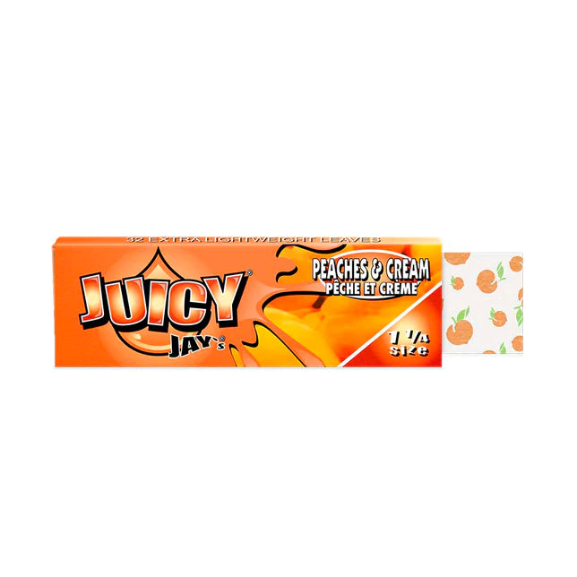 Juicy Jay's Flavored Papers 1 1/4 Size - Peaches & Cream