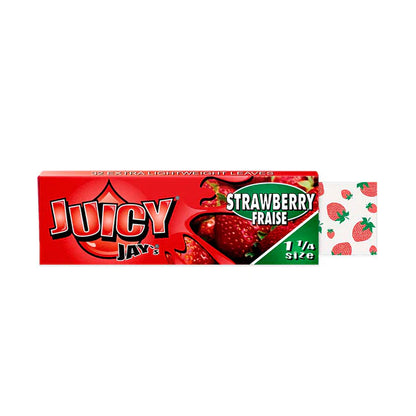 Juicy Jay's Flavored Papers 1 1/4 Size - Strawberry