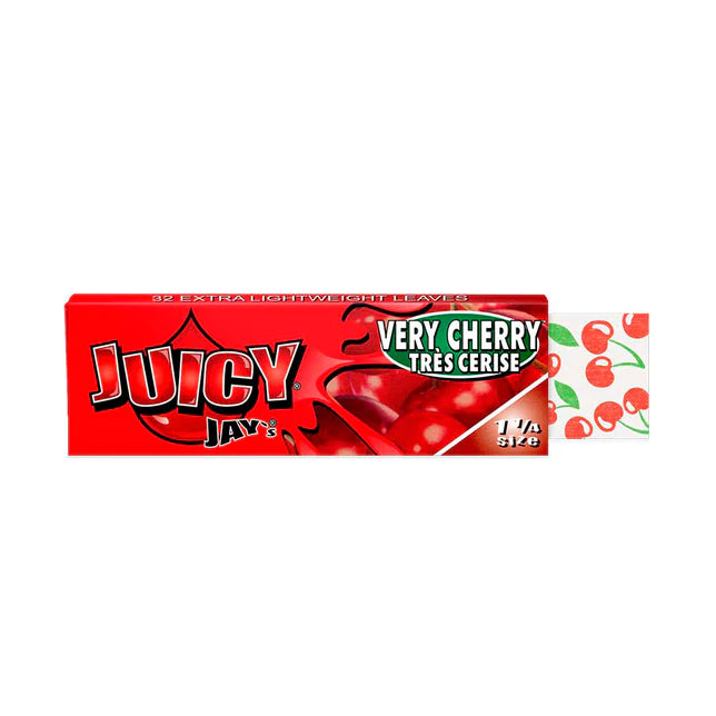 Juicy Jay's Flavored Papers 1 1/4 Size - Very Cherry