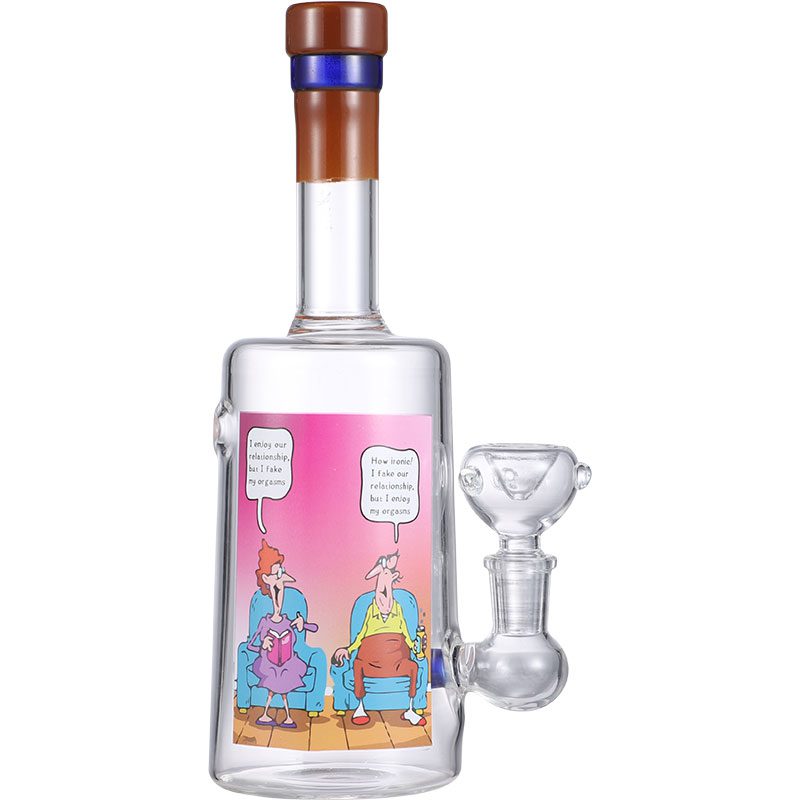 Liquor Bottle Bong - Couple