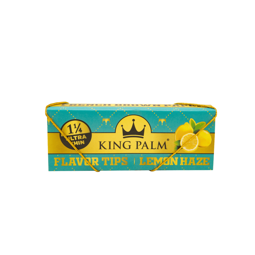 King Palm Papers with Flavor Tips 1 1/4 Size - Lemon Haze