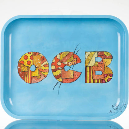 OCB "Limited Edition" Rolling Tray - Patchwork (Large)