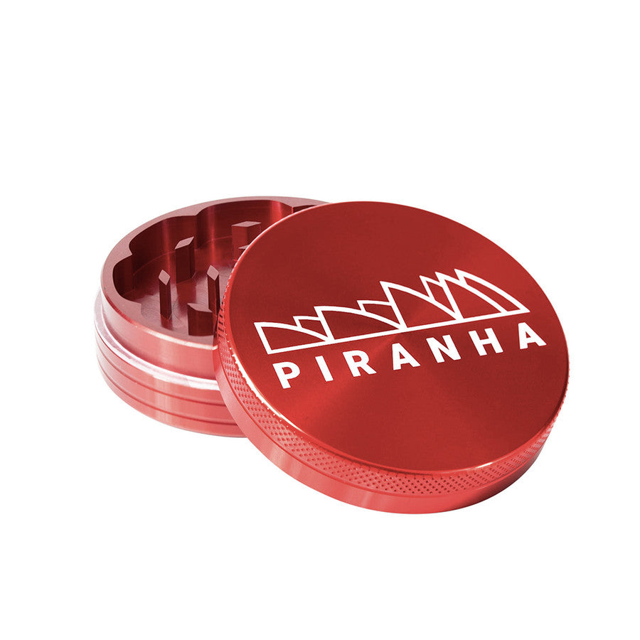 Piranha 2-Piece Grinder - Red