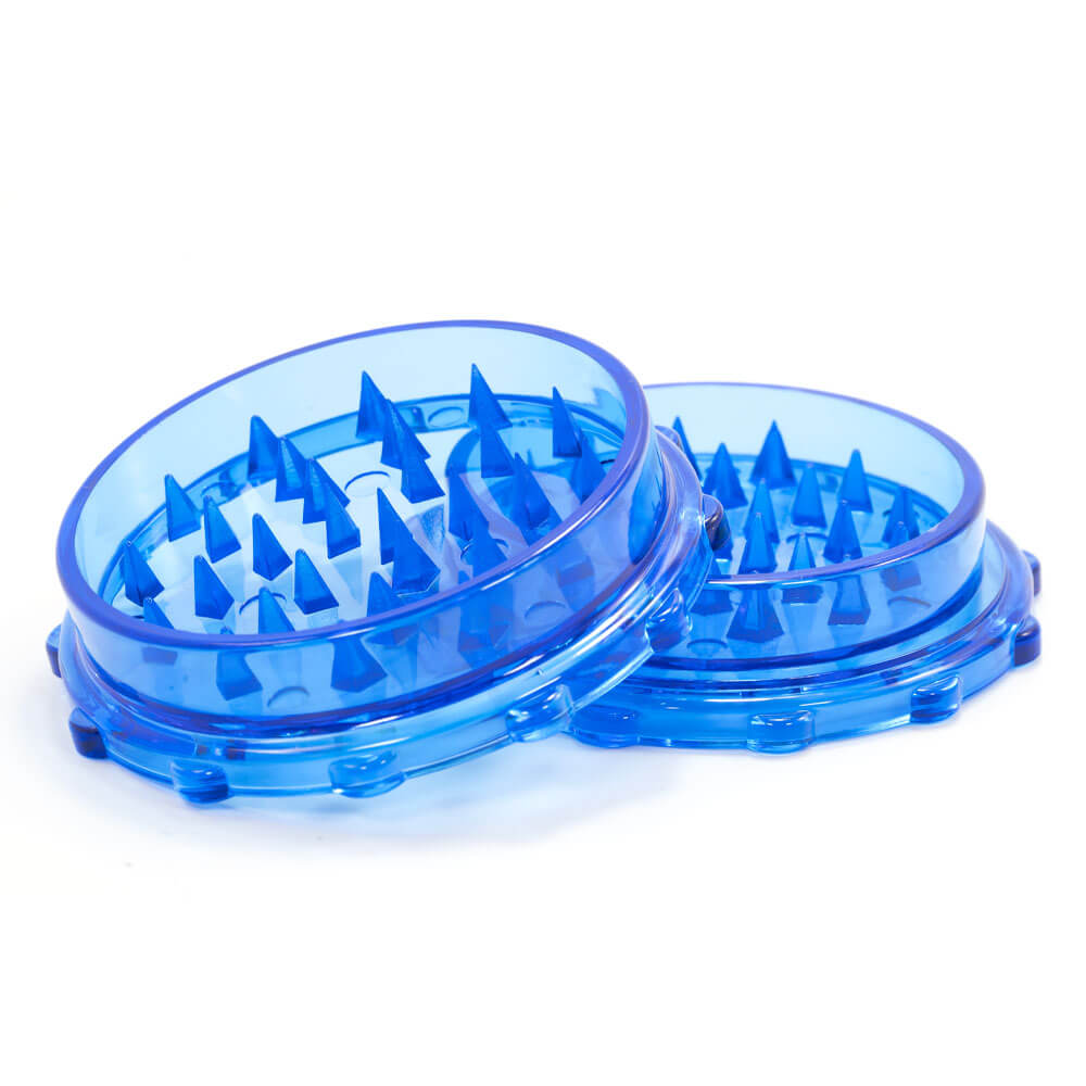 Plastic 2 Piece Grinder - Blue