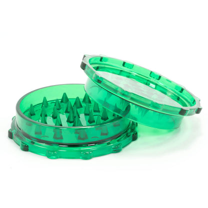 Plastic 2 Piece Grinder - Green