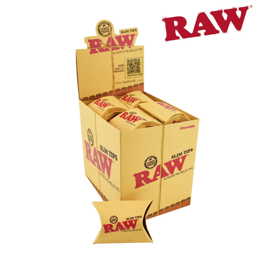 Raw Pre-Rolled Tips - Slim Tips