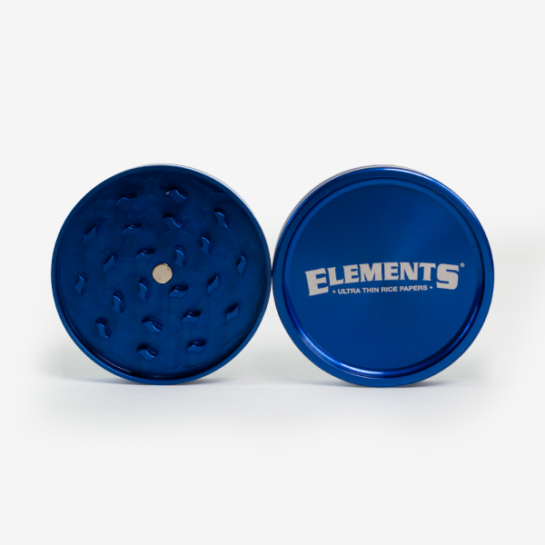 Elements 2 Piece Grinder - Blue