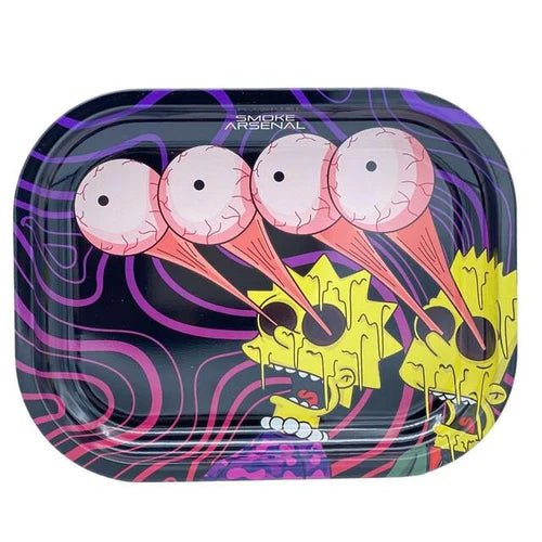 The Simpsons "Barted Metal" Rolling Tray