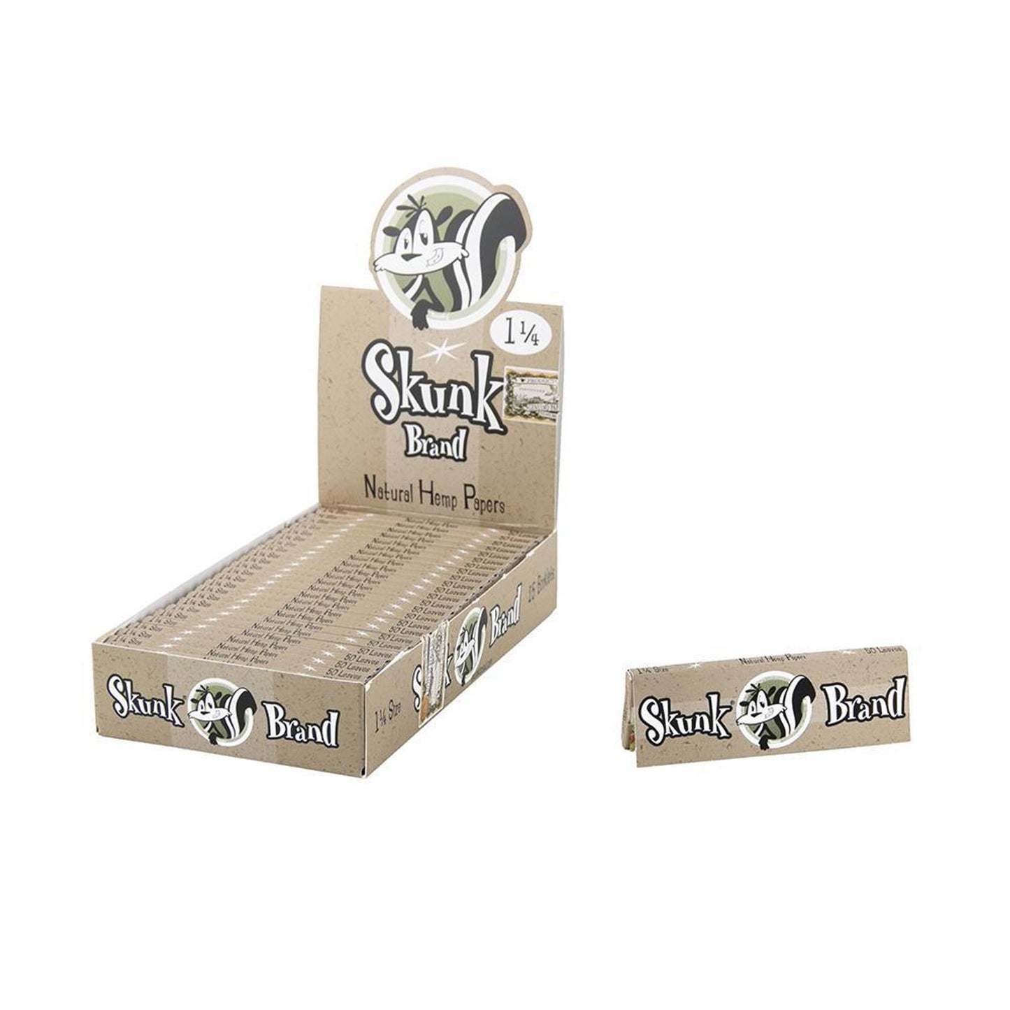 Skunk Brand Hemp Papers - 1 1/4 size