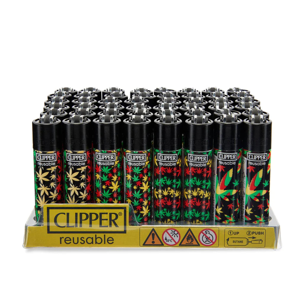 Clipper Lighters - Jamaican Pattern