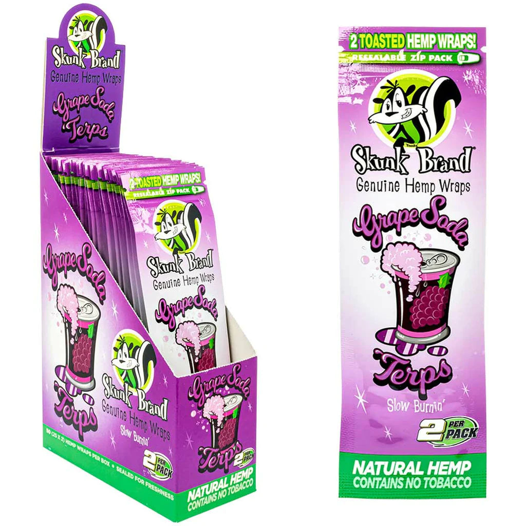 Skunk Brand Hemp Wraps - Grape Soda