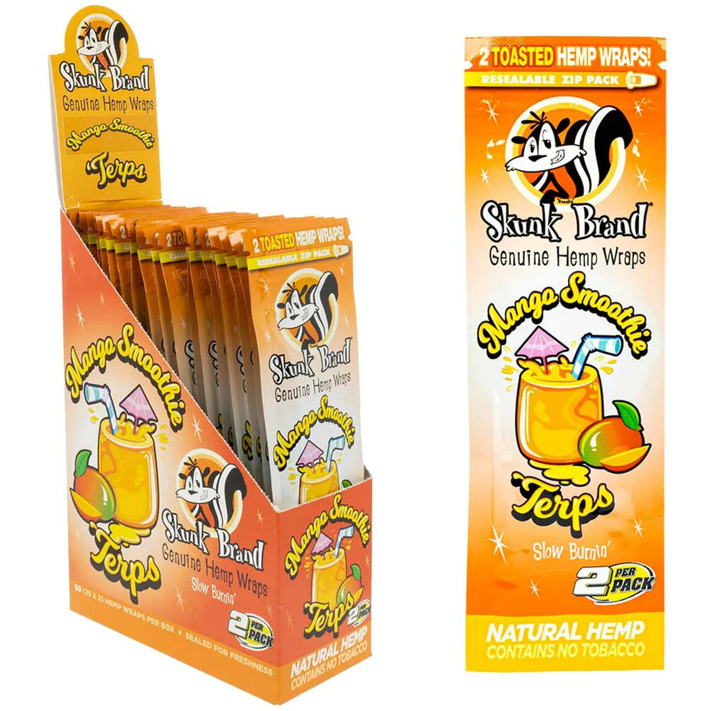 Skunk Brand Hemp Wraps - Mango Smoothie