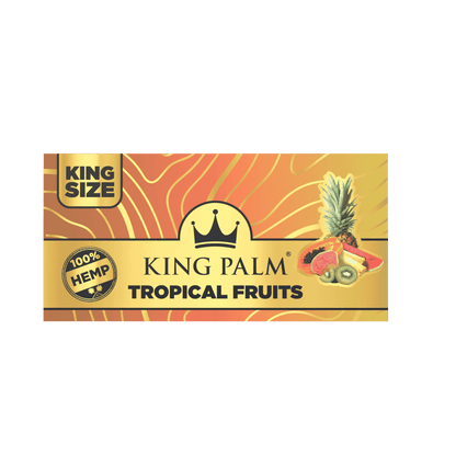 King Palm Flavored Hemp Papers King Size - Tropical Fruits