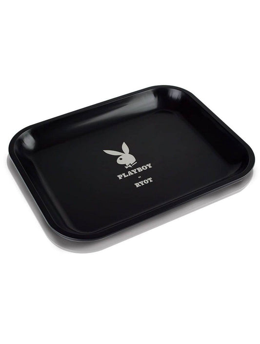 Playboy x RYOT Rolling Tray - Silver Bunny