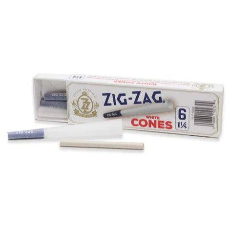 Zig-Zag Pre-Rolled Cones (6pk) - 1 1/4 Size