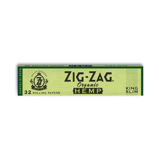 Zig-Zag Organic Hemp Rolling Papers - King Slim