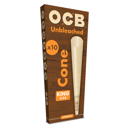 OCB Unbleached Cone King Size (10pk)