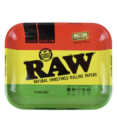 Raw Rasta Rolling Tray