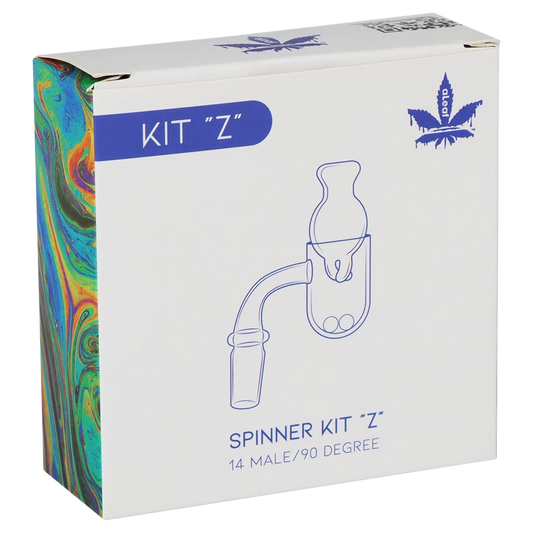 aLeaf Quartz Banger Spinner Kit - Y / 14mm M / 90 Degree