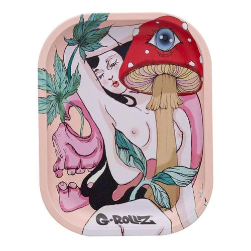 G-Rollz Mushroom Lover Rolling Tray - Small