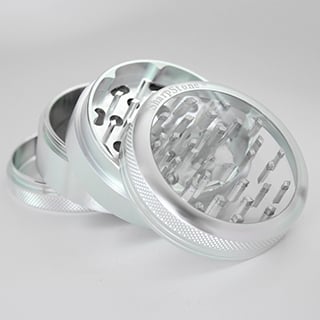 SharpStone 2.0 Clear Top Grinder - Silver